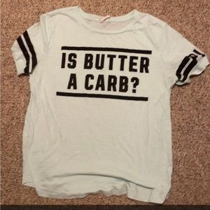 Is butter a carb shirt